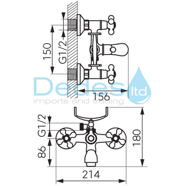 ΦΩΤΟΓΡΑΦΙΑ 2 ΜΠΑΤΑΡΙΑ ΛΟΥΤΡΟΥ Β/Τ BRONZΕ RETRO FERRO ΠΛΗΡΗΣ ΜΕ ΜΗΧΑΝΙΣΜΟ ΜΙΣΟΣΤΡΟΦΟ, ΣΠΙΡΑΛ, ΤΗΛΕΦΩΝΟ, ΣΤΗΡΙΓΜΑ