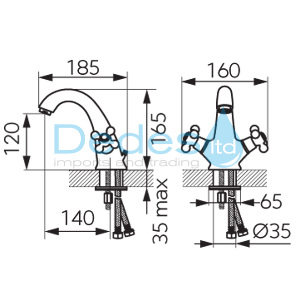 ΦΩΤΟΓΡΑΦΙΑ 2 ΜΠΑΤΑΡΙΑ ΝΙΠΤΗΡΟΣ Β/Τ BRONZE RETRO-ANTIKE FERRO ΜΙΣΟΣΤΡΟΦΗ BAI2BR ΜΕ ΣΠΙΡΑΛ ΧΩΡΙΣ ΒΑΛΒΙΔΑ