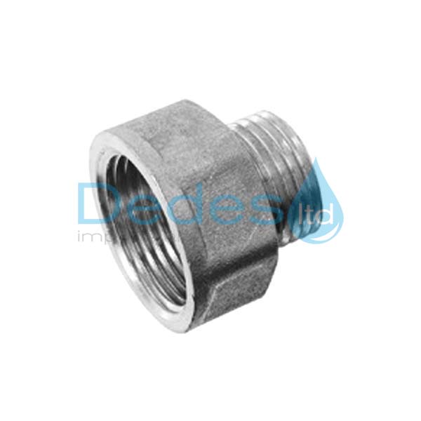 ΜΟΥΦΟΜΑΣΤΟΣ ΧΡΩΜΕ ΣΥΣΤ.ΚΟΡΔ. #24 ΕΞΑΓΩΝΟΣ 1/2" ΘΗΛ.x3/8"ΑΡΣ. ΟΡΕΙΧΑΛΚΙΝΟΣ 30gr UNI EN 12165 ΙΣΠΑΝΙΑΣ