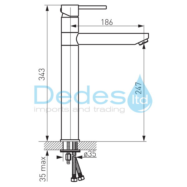 ΦΩΤΟΓΡΑΦΙΑ 2 ΜΠΑΤΑΡΙΑ ΝΙΠΤΗΡΟΣ ΜΙΞΕΩΣ SUPER FIESTA Φ35 Β/Τ ΨΗΛΗ ΣΤΡΟΓΓΥΛΗ BFI2L ΠΛΗΡΗΣ ΜΕ ΣΠΙΡΑΛ & ΠΑΤΗΤΗ ΒΑΛΒΙΔΑ