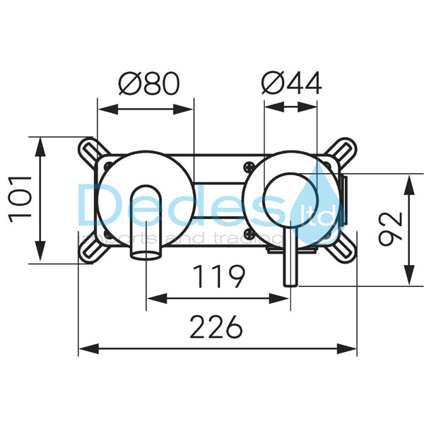 ΦΩΤΟΓΡΑΦΙΑ 3 ΜΠΑΤΑΡΙΑ ΝΙΠΤ. ΕΝΤΟΙΧΙΣΜΟΥ ΜΙΞ. BRUSHED GOLD CIRICULUS BCK3PABG FERRO ΜΕ ΣΤΡΟΓΓ.ΡΟΥΞ. L200 ΧΩΡ.ΒΑΛΒ.