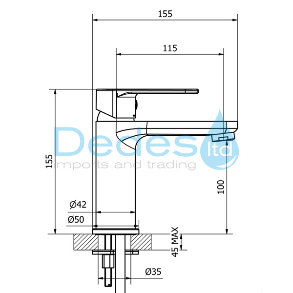 ΦΩΤΟΓΡΑΦΙΑ 2 ΜΠΑΤΑΡΙΑ ΝΙΠΤΗΡΟΣ Β/Τ ΜΙΞΕΩΣ ΧΡΩΜΕ RODI Φ35 ΣΩΛΗΝΩΤΗ RD310 ΙΤΑΛΙΑΣ ΜΕ ΒΑΛΒ.ΚΛΙΚ ABS ΣΠΙΡΑΛ, ΣΤΗΡΙΓΜΑ