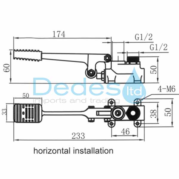 ΦΩΤΟΓΡΑΦΙΑ 2 ΠΕΝΤΑΛ ΧΡΩΜΕ ΔΑΠΕΔOY ΜΟΝΟ ΠΑΤΗΜΑ ΚΡΥΟ 1/2" ΑΡΣΕΝ. PEDAL0COLD ΜΕ ΜΗΧΑΝΙΚΟ ΕΜΒΟΛΟ