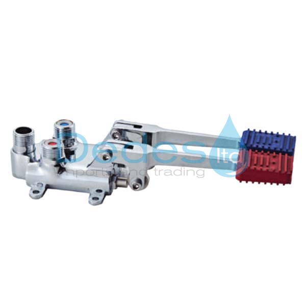 ΠΕΝΤΑΛ ΧΡΩΜΕ ΔΑΠΕΔOY ΜΙΞΕΩΣ ME ΔΙΠΛΟ ΠΑΤΗΜΑ PEDAL0DUO ΖΕΣΤΟ-ΚΡΥΟ 1/2" ΑΡΣΕΝ. ΜΗΧ.ΕΜΒΟΛΟ & ΑΝΤΙΕΠ/ΦΑ