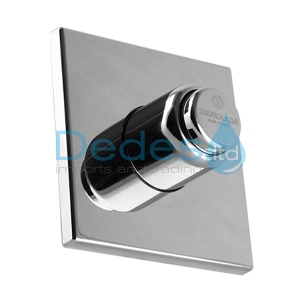 ΦΩΤΟΓΡΑΦΙΑ 4 ΝΤΑΛ-ΦΛΟΥΣΟΜΕΤΡΟ ΕΝΤΟΙΧΙΣΜΟΥ 3/4" ΙΤΑΛΙΑΣ TREMOLADA ΧΡΩΜΕ Νο471 ΜΕ ΟΥΡΑ & ΡΟΖΕΤΑ 11x11 ΤΕΤΡΑΓΩΝΗ ABS