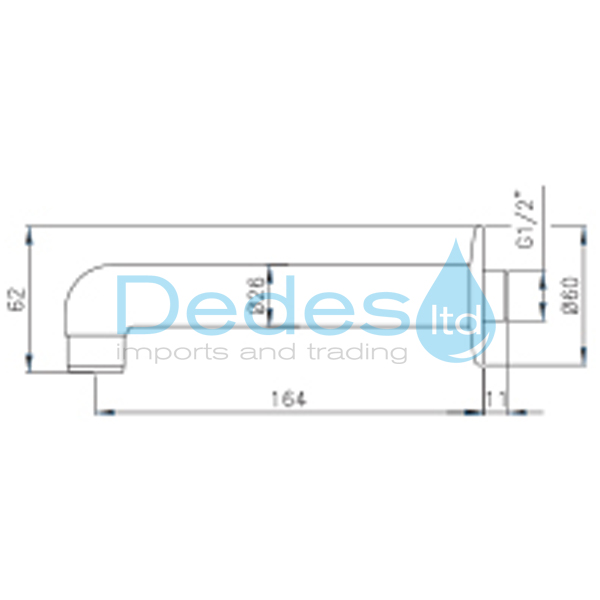 ΦΩΤΟΓΡΑΦΙΑ 2 ΡΟΥΞΟΥΝΙ ΤΟΙΧΟΥ B/T No9013 MCM 17cm Φ26 ΧΡΩΜΕ 1/2" ME ΡΟΖΕΤΑ Φ60 ΣΤΑΘΕΡΟ ΙΤΑΛ. ΟΡΕΙΧΑΛ/ΝΟ ΓΙΑ ΠΕΝΤΑΛ