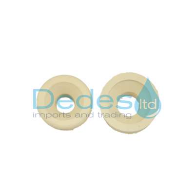 ΛΑΣΤΙΧΟ ΚΑΤΣΑΡΟ ΛΕΥΚΟ ΛΕΚΑΝΗΣ W/C Φ50 x Φ22-26 ΕΛΑΣΤΙΚΟ & ΓΙΑ DAL 3/4" ΙΤΑΛΙΑΣ