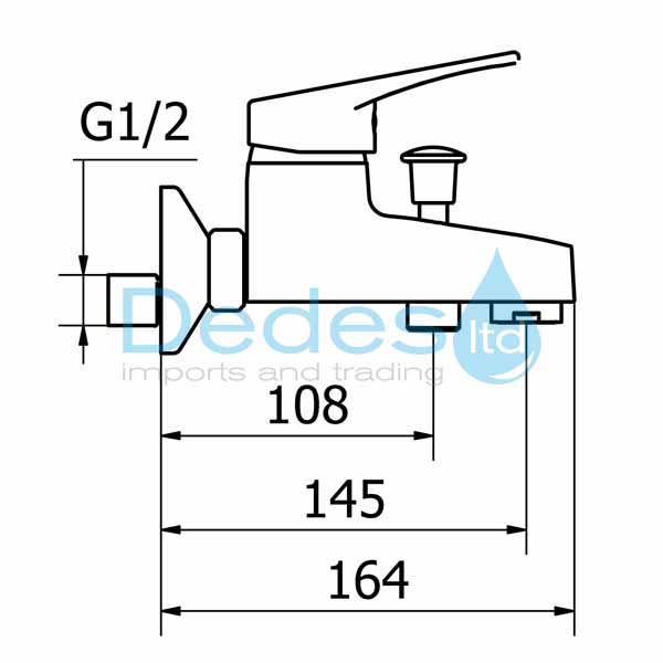 ΦΩΤΟΓΡΑΦΙΑ 3 ΜΠΑΤΑΡΙΑ ΛΟΥΤΡΟΥ Β/Τ ΜΙΞΕΩΣ ΧΡΩΜΕ KRISTAL KR103 Φ40 ΙΤΑΛΙΑΣ ΠΛΗΡΗΣ ΜΕ ΣΠΙΡΑΛ, ΤΗΛΕΦΩΝΟ, ΣΤΗΡΙΓΜΑ