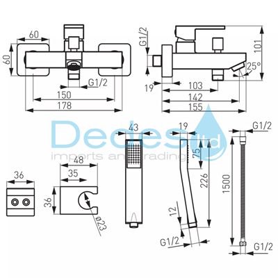 ΦΩΤΟΓΡΑΦΙΑ 2 ΜΠΑΤΑΡΙΑ ΛΟΥΤΡΟΥ Β/Τ ΜΙΞΕΩΣ ZICCO ΧΡΩΜΕ ΤΕΤΡΑΓΩΝΗ FERRO BZI11 Φ25 ΜΕ ΤΗΛΕΦΩΝΟ ΣΠΙΡΑΛ ΣΤΗΡΙΓΜΑ ΡΟΖΕΤ.