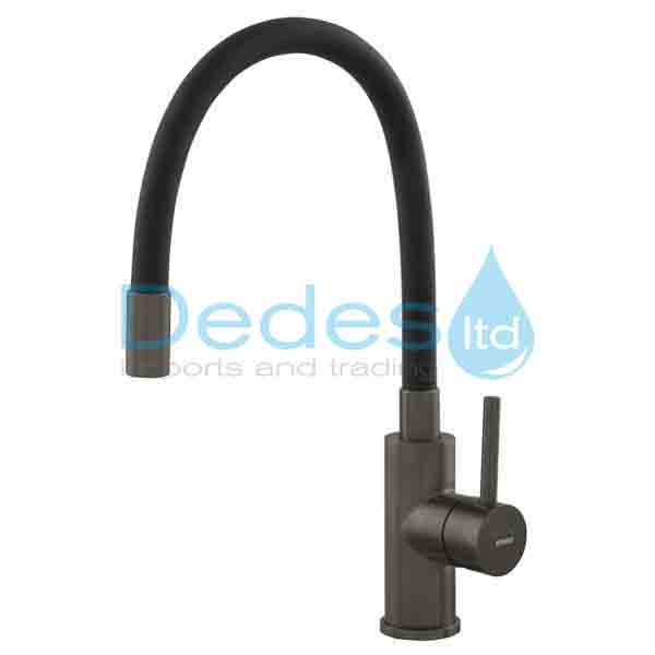 ΜΠΑΤΑΡΙΑ ΠΑΓΚΟΥ ΜΙΞΕΩΣ BZA4BSSGM ΨΗΛΗ ZUMBA INOX GUN METAL Φ35 FERRO ΜΕ ΕΥΚΑΜΠΤΟ ΡΟΥΞ. ΝΤΟΥΖ ΠΛΗΡΗΣ