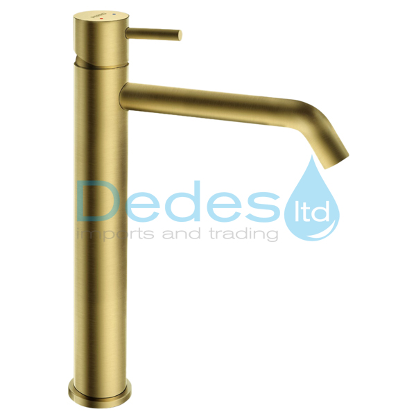 ΜΠΑΤΑΡΙΑ ΝΙΠΤΗΡΟΣ ΜΙΞΕΩΣ Β/Τ BRUSHED GOLD CIRICULUS BCK2LBG ΣΤΡΟΓΓ.ΨΗΛΗ ΜΕ ΒΑΛΒΙΔΑ ΣΠΙΡΑΛ, ΣΤΗΡΙΓΜΑ