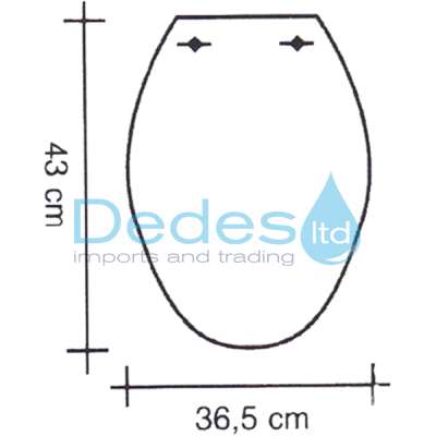 ΦΩΤΟΓΡΑΦΙΑ 2 ΚΑΛΥΜΜΑ ΠΛΑΣΤΙΚΟ ΓΙΑ ΛΕΚΑΝΗ W/C Νο2 ΛΕΥΚΟ PLASTICA 43cm x 36,5cm ΣΕ ΚΟΥΤΙ