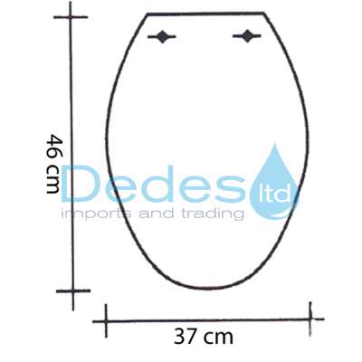 ΦΩΤΟΓΡΑΦΙΑ 2 ΚΑΛΥΜΜΑ W/C LAMAPLAST Νο3A ΛΕΥΚΟ Β/Τ ΠΛΑΣΤΙΚΟ 46x37 ΜΕ ΠΑΤΗΜΑΤΑ ΣΕ ΚΟΥΤΙ