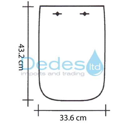 ΦΩΤΟΓΡΑΦΙΑ 2 ΚΑΛΥΜΜΑ W/C  LAMAPLAST Νο5 ΛΕΥΚΟ Β/Τ ΠΛΑΣΤΙΚΟ 43.2x33.6 ΤΕΤΡΑΓΩΝΟ ΜΕ ΠΑΤΗΜΑΤΑ ΣΕ ΚΟΥΤΙ