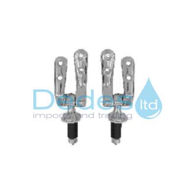 ΣΤΗΡΙΓΜΑΤΑ-ΜΕΝΤΕΣΕΔΕΣ ΜΕΤΑΛΙΚΟΙ ΜΕ ΕΚΤΟΝΩΣΗ ΧΡΩΜΕ ΙΤΑΛΙΑΣ ΜΕ ΒΙΔΕΣ ΙΝΟΧ ΓΙΑ ΚΑΛΥΜΜΑ WC