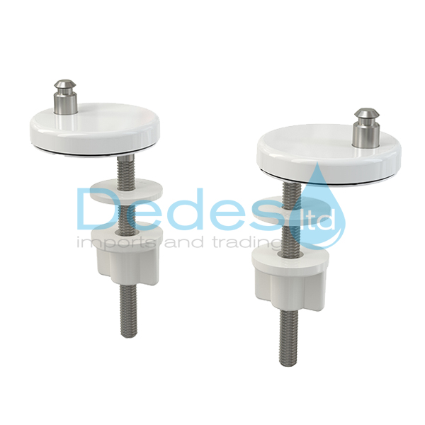 ΣΕΤ-ΣΤΗΡΙΓΜΑ ΑΝΤΑΛ/ΚΟ P106B ALCAPLAST ΓΙΑ ΚΑΛΥΜΜΑ W/C A602 604 674S ΜΕ ΛΕΥΚΗ ΚΑΛΥΨΗ ANEY SOFT CLOSE