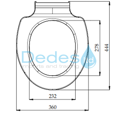 ΦΩΤΟΓΡΑΦΙΑ 3 ΚΑΛΥΜΜΑ ΠΛΑΣΤΙΚΟ ΛΕΥΚΟ LOTOS SLIM DESIGN 446mm x 363mm ΜΕ ΤΑ ΣΤΗΡΙΓΜΑΤΑ ΓΙΑ ΛΕΚΑΝΗ W/C