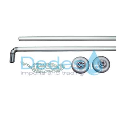 ΒΡΑΧΙΟΝΑΣ ΑΝΟΔΙΩΜΕΝΟΣ ΓΩΝΙΑΚΟΣ Φ20 ΧΡΩΜΕ 280-ΝΓ 80x80cm DROPS ΜΙΚΡΟΣ ΜΕ ΣΤΗΡΙΓΜΑΤΑ & ΣΤΡΙΦΩΝΙ