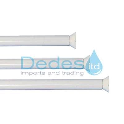 ΒΡΑΧΙΟΝΑΣ ΛΕΥΚΟΣ ΙΣΙΟΣ Φ20 200-ΝΧ 110x200cm DROPS ΜΕΣΑΙΟΣ ΕΥΘΥΓΡΑΜΜΟΣ ΗΛΕΚΤΡΟΣΤΑΤ.ΒΑΦΗΣ & ΒΕΝΤΟΥΖΕΣ