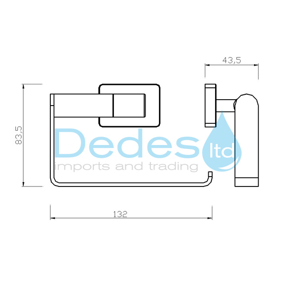 ΦΩΤΟΓΡΑΦΙΑ 2 ΧΑΡΤΟΘΗΚΗ ΤΟΙΧΟΥ ΑΝΟΙΧΤΗ Β/Τ ΧΡΩΜΕ ΤΕΤΡΑΓΩΝΗ FERRO ΟΡΕΙΧΑΛΚΙΝΗ ΣΕΙΡΑ GRETA ΣΕ ΚΟΥΤΙ-BLISTER