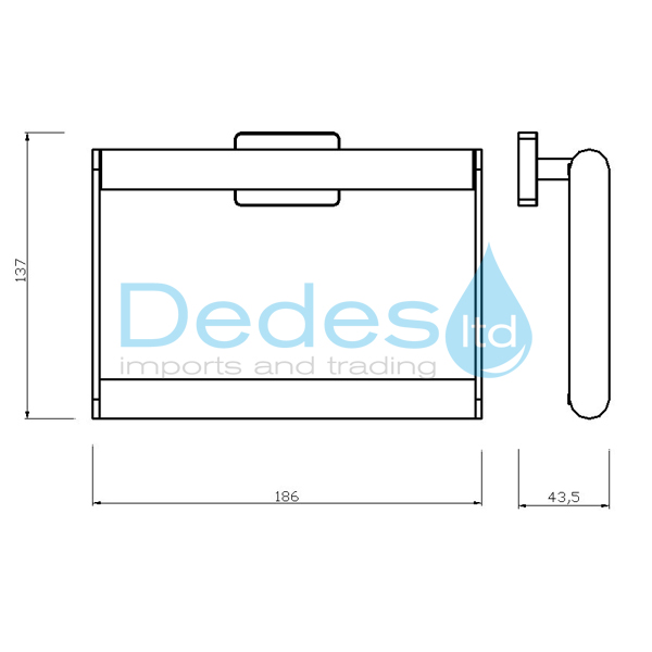ΦΩΤΟΓΡΑΦΙΑ 2 ΚΡΙΚΟΣ ΤΟΙΧΟΥ Β/Τ ΧΡΩΜΕ ΤΕΤΡΑΓΩΝΟΣ FERRO 186x137mm ΟΡΕΙΧΑΛΚΙΝΟΣ ΣΕΙΡΑ GRETA ΣΕ ΚΟΥΤΙ-BLISTER