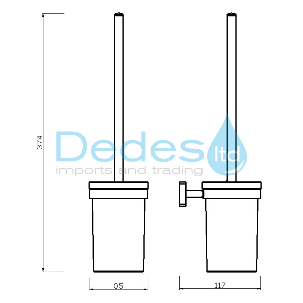 ΦΩΤΟΓΡΑΦΙΑ 2 ΠΙΓΚΑΛ ΤΟΙΧΟΥ Β/Τ ΧΡΩΜΕ ΠΟΛΥΤΕΛΕΙΑΣ FERRO ΜΕ ΓΥΑΛΙ ΟΡΕΙΧΑΛΚΙΝΟ ΣΕΙΡΑ GRETA ΣΕ ΚΟΥΤΙ-BLISTER