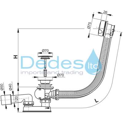 ΦΩΤΟΓΡΑΦΙΑ 2 ΒΑΛΒΙΔΑ ΛΟΥΤΡΟΥ ΠΛΑΣΤΙΚΗ ΑΥΤΟΜΑΤΗ ΝΤΙΖΑΣ 1.1/2" A51CRM ALCAPLAST ΧΡΩΜΕ ΠΟΜΟΛΟ ΤΕΤΡΑΓ.& ΣΙΦΩΝ Φ40-50