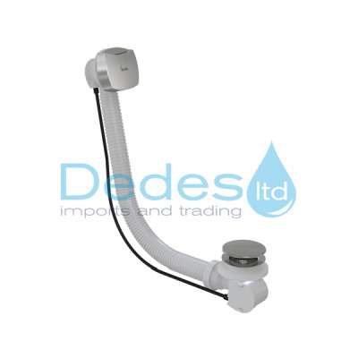 ΒΑΛΒΙΔΑ ΛΟΥΤΡΟΥ ΠΛΑΣΤΙΚΗ ΑΥΤΟΜΑΤΗ ΝΤΙΖΑΣ 1.1/2" A54CRM-70 ALCAPLAST ΧΡΩΜΕ ΣΧΑΡΑΚΙ & ΠΟΜΟΛΟ