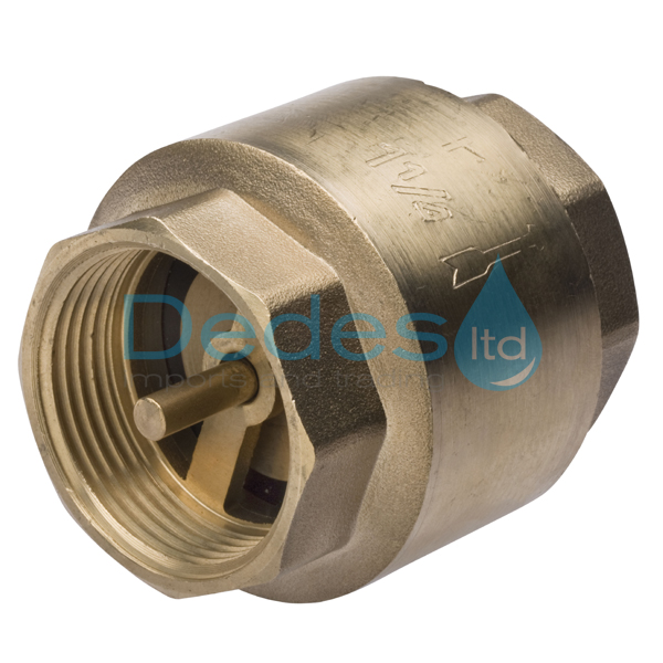 ΒΑΛΒΙΔΑ ΑΝΤΕΠΙΣΤΡΟΦΗΣ Β/Τ 1" ΟΡΕΙΧΑΛΚΙΝΗ ΘΗΛΥΚΗ-ΘΗΛΥΚΗ ΚΙΤΡΙΝΗ ΜΑΛΑΚΟ ΕΛΑΤΗΡΙΟ ΜΕΤΑΛΛΙΚΟ ΟΡΕΙΧΑΛΚΙΝΟ