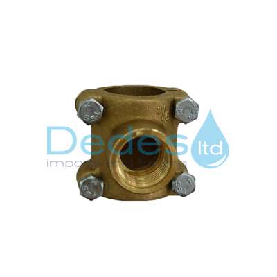 ΚΛΕΦΤHΣ ΝΕΡΟΥ ΜΕ 4 ΒΙΔΕΣ ΟΡΕΙΧΑΛΚΙΝΟΣ ΚΙΤΡΙΝΟΣ 1/2"x1/2" ΘΗΛΥΚΟ ΣΠΕΙΡΩΜΑ