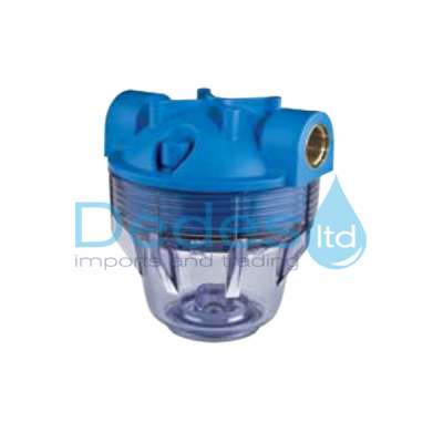ΦΙΛΤΡΟ ΝΕΡΟΥ ΜΙΚΡΟ 3/4" CADET ΣΥΣΚΕΥΗ 2P ATLAS 4" AFO SX AS ΙΤΑΛΙΑΣ ΜΕ ΔΙΑΦΑΝΟ ΠΟΤΗΡΙ & ΜΠΛΕ ΚΕΦΑΛΗ