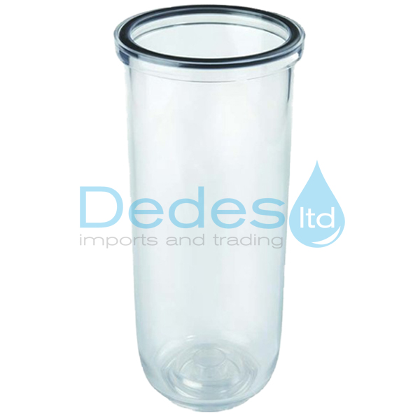 ΑΝΤΑΛΛΑΚΤΙΚΟ ΓΥΑΛΑ-ΠΟΤΗΡΙ ΔΙΑΦΑΝΟ ΜΕΓΑΛΟ ΜΕ ΤΟ O-RING ΓΙΑ ΦΙΛΤΡΟ SENIOR 10" SX TS 3P ATLAS ΙΤΑΛΙΑΣ