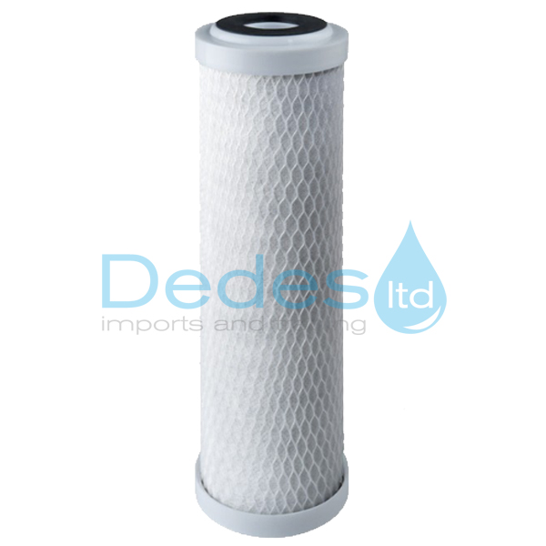 ΦΥΣΙΓΓΑ ΕΝΘΕΤΟ ΑΝΤΑΛ/ΚΤΙΚΟ CARBON BLOCK MATRIKX CTO/2 WHITE 5μm.230lt/h ΓΙΑ ΦΙΛΤΡΑ ΑΝΩ-ΚΑΤΩ ΠΑΓΚΟΥ