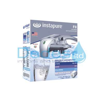 ΦΩΤΟΓΡΑΦΙΑ 2 ΦΙΛΤΡΟ-ΣΥΣΚΕΥΗ ΒΡΥΣΗΣ ΧΡΩΜΕ ΗΛΕΚΤΡΟΝΙΚΟ F8C ULTRA ΜΕ ΛΥΧΝΙΑ INSTAPURE ΣΕ ΚΟΥΤΙ ΜΕ ΑΝΤΑΛ/ΚΟ R8C