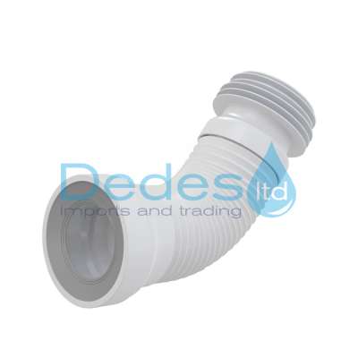 ΣΥΝΔΕΣΜΟΣ ΣΠΙΡΑΛΩΤOΣ ΠΟΛΥΠΡΟΠΥΛΕΝΙΟΥ A97 ALCAPLAST L=280mm ΕΩΣ L=550mm Φ80-110/100-120 ΓΙΑ W/C