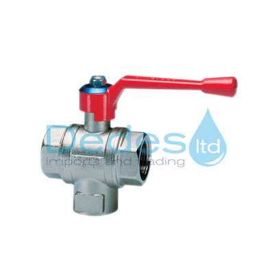 ΔΙΑΚΟΠΤΗΣ ΣΦΑΙΡΙΚΟΣ FULL 1/2" ΤΡΙΟΔΟΣ Cim23 ΙΣΙΟΣ ΘΗΛΥΚΟΣ ΙΤΑΛΙΑΣ ΜΕ ΛΑΒΗ ΑΛΟΥΜΙΝΙΟΥ ΚΟΚΚΙΝΗ