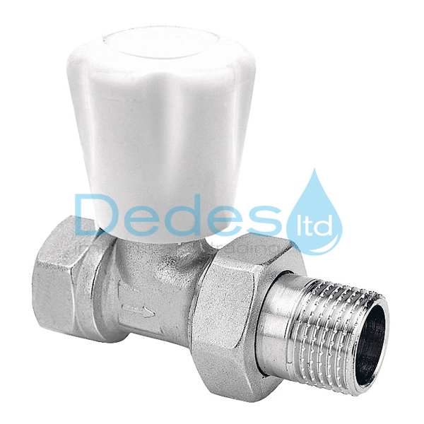 ΦΩΤΟΓΡΑΦΙΑ 2 ΔΙΑΚΟΠΤΗΣ ΚΑΛΟΡΙΦΕΡ ΙΣΙΟΣ FERRO DN15 1/2" ΘΗΛΥΚΟΣ ΧΡΩΜΕ MAX 10 BAR & 100°C ΜΕ ΟΥΡΑ ΑΡΣ.-ΘΗΛ.