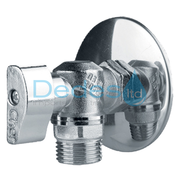 ΔΙΑΚΟΠΤΑΚΙ ΣΦΑΙΡ.ΓΩΝΙΑ 1/2"x1/2" CherBros ΧΡΩΜΕ Β/Τ PLUS ANTILIME ΜΕΤ.ΠΟΜΟΛ.ΔΙΑΜ/ΣΜΕΝΗ ΜΠΙΛΙΑ,ΡΟΖΕΤΑ