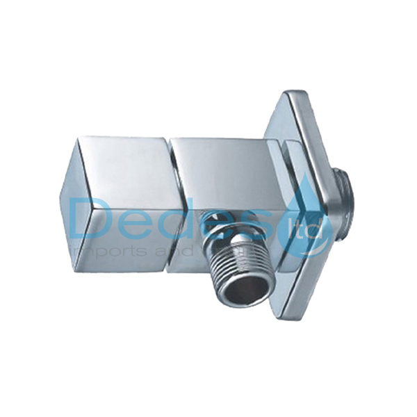 ΔΙΑΚΟΠΤΑΚΙ ΓΩΝΙΑ Β/Τ 1/2"x1/2" LUX ΤΕΤΡΑΓΩΝΟ ΜΙΣΟΣΤΡΟΦΟ 90⁰ ΜΑΚΡΥ ΣΠΕΙΡΩΜΑ ΜΕ ΡΟΖΕΤΑ