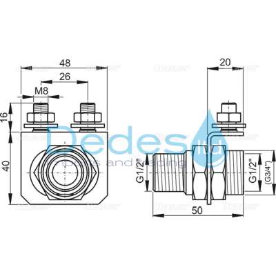 ΦΩΤΟΓΡΑΦΙΑ 2 ΚΟΝΣΟΛΑ ΠΑΡΟΧΗΣ ΝΕΡΟΥ 1/2"x3/4" P103  ALCAPLAST ΜΕΤΑΛΙΚΗ ΓΙΑ ΚΑΖΑΝΑΚΙ ΕΝΤΟΙΧΙΣΜΟΥ