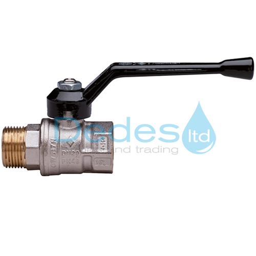 ΔΙΑΚΟΠΤΗΣ ΣΦΑΙΡΙΚΟΣ 1/2" Α-Θ DN15 Β/Τ UNI-SFER Νο1501 PN50 BRESCIANE -20°C +160°C ΜΕ ΛΑΒΗ ΑΛΟΥΜΙΝΙΟΥ