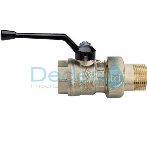 ΔΙΑΚΟΠΤΗΣ ΣΦΑΙΡ.ΡΑΚΟΡ 1.1/4" Α-Θ Β/Τ UNI-SFER Νο4504 PN40 BRESCIANE -20°C +130°C ΜΕ ΛΑΒΗ ΑΛΟΥΜΙΝΙΟΥ