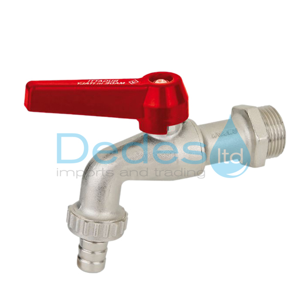 ΚΑΝΟΥΛΑ ΣΦΑΙΡΙΚΗ 1/2" Νο689 FULL B/T BUGATTI Alaska ΙΤΑΛΙΑΣ ΜΕ ΚΟΚΚΙΝΗ ΛΑΒΗ ΑΛΟΥΜΙΝΙΟΥ