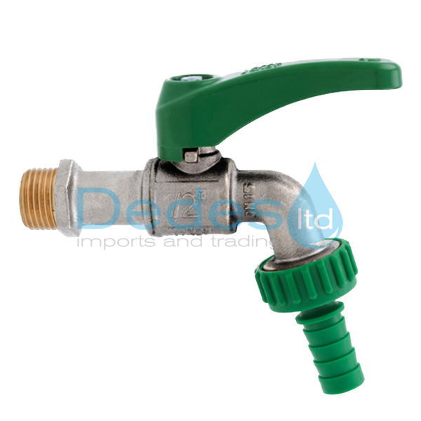 ΚΑΝΟΥΛΑ ΣΦΑΙΡΙΚΗ 1/2" FULL ITAP Νο131 ΑΝΤΙΠΑΓΩΤΙΚΗ ΜΕ ΠΡΑΣΙΝΗ ΛΑΒΗ ΑΛΟΥΜΙΝ.& ΣΠΑΣΤΟ ΡΑΚΟΡ ΠΛΑΣΤΙΚΟ