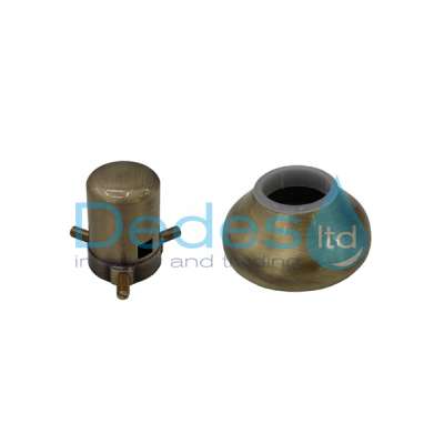 ΚΑΜΠΑΝΑ ΓΙΑ ΔΙΑΚΟΠΤΗ ΕΝΤΟΙΧΙΣΜΟΥ UNIVERSALE BRONZE ΜΕ 3 ΒΙΔΑΚΙΑ ΣΥΓΚΡΑΤΗΣΗΣ ΙΤΑΛΙΑΣ