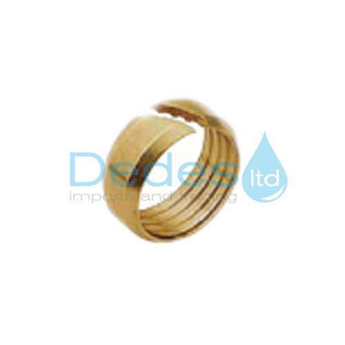 ΔΑΧΤΥΛΙΔΙ ΟΡΕΙΧΑΛΚΙΝΟ ΚΟΜΜΕΝΟ Φ18 ΓΙΑ ΡΑΚΟΡ ΜΗΧΑΝΙΚΗΣ ΣΥΣΦΙΞΗΣ ΠΛΑΣΤΙΚΗΣ ΚΑΙ ΠΟΛΥΣΤΡΩΜΑΤΙΚΗΣ ΣΩΛΗΝΑΣ