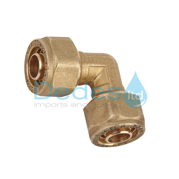 ΓΩΝΙΑ ΚΙΤΡΙΝΗ ΙΤΑΛΙΑΣ Φ32x3.0xΦ32 ΣΥΝΔΕΣΕΩΣ Β/Τ ΟΡΕΙΧΑΛΚΙΝH ΜΗΧΑΝΙΚΗΣ ΣΥΣΦΙΞΗΣ ΠΛΑΣΤΙΚΗΣ ΣΩΛΗΝΑΣ PEX