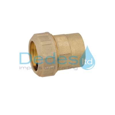 ΡΑΚΟΡ ΜΗΧΑΝΙΚΗΣ ΣΥΣΦΙΞΗΣ ΠΟΛΥΠΡΟΠΥΛΕΝΙΟΥ Φ25 x 3/4" ΘΗΛΥΚΟ ΚΙΤΡΙΝΟ PN25 ΟΡΕΙΧΑΛΚΙΝΟ HD DIN8076