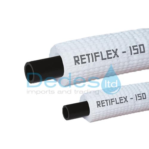 RETIFLEX-ISO Φ18x2.5 PEX-B ΜΑΥΡΟ ΠΟΛΥΑΙΘΥΛΕΝΙΟΥ ΜΕ ΜΟΝΩΣΗ ΛΕΥΚΗ 9mm ΓΙΑ ΗΛΙΑΚΑ-ΘΕΡΜΑΝΣΗ-ΥΔΡΕΥΣΗ