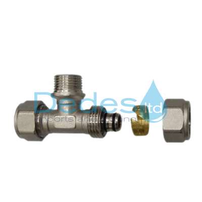 ΤΑΦ ΧΡΩΜΕ ΑΛΟΥΜΙΝΙΟΥ Φ16x2.0x1/2" ΑΡΣΕΝΙΚΟ ΙΤΑΛΙΑΣ ΓΙΑ PEX-AL-PEX ΜΕ ΜΗ ΑΠΟΣΠΩΜΕΝΟ TUBO UNI EN 12165